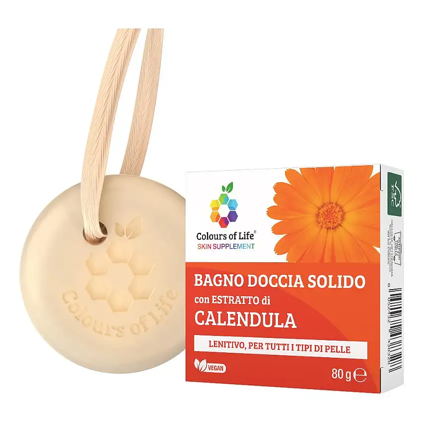 COLOURS OF LIFE CALENDULA BAGNO DOCCIA SOLIDO 80 G