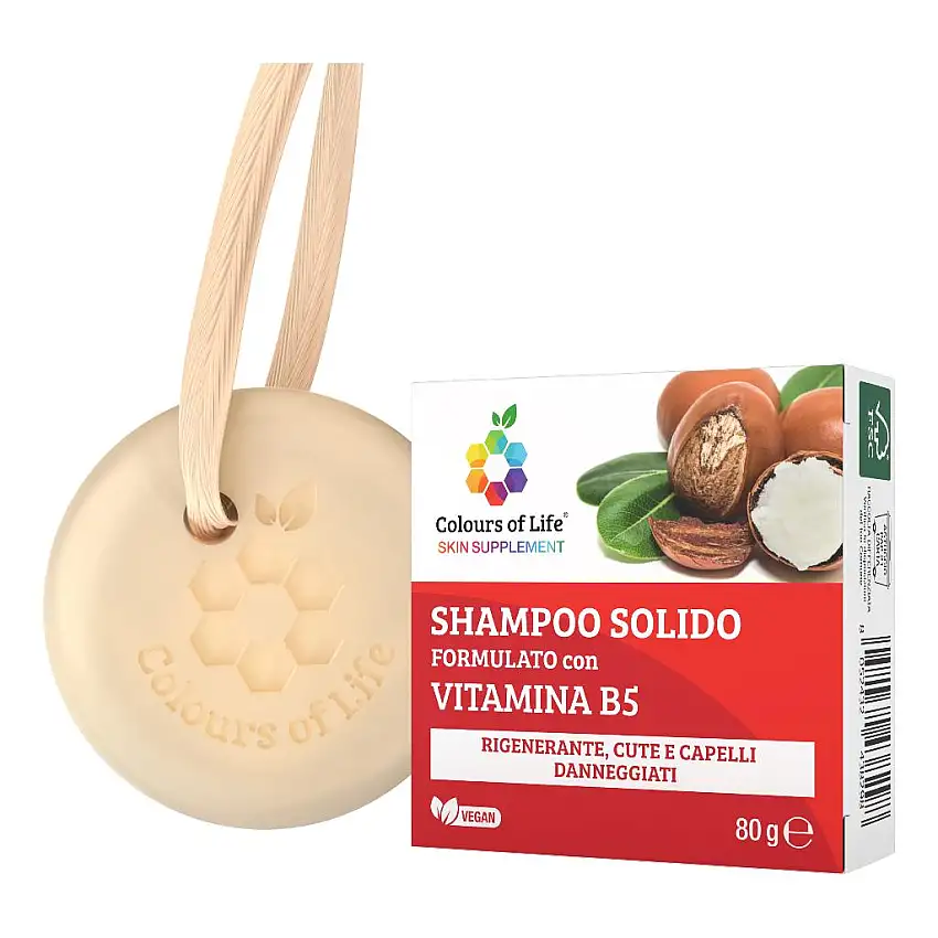 COLOURS OF LIFE VITAMINA B5 SHAMPOO SOLIDO 80 G