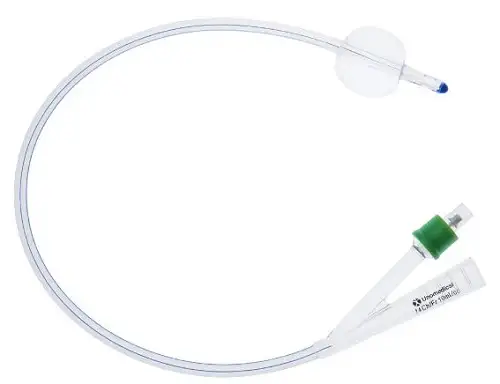 CATETERE FOLEY IN SILICONE 2 VIE DIAMETRO CH 20 PUNTA NELATON CON PALLONCINO 10 ML 1 PEZZO