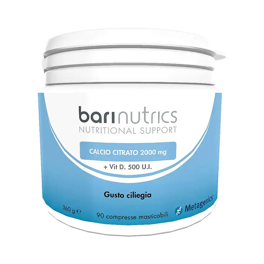 BARINUTRICS CALCIO CITRATO CILIEGIA ITA 90 COMPRESSE