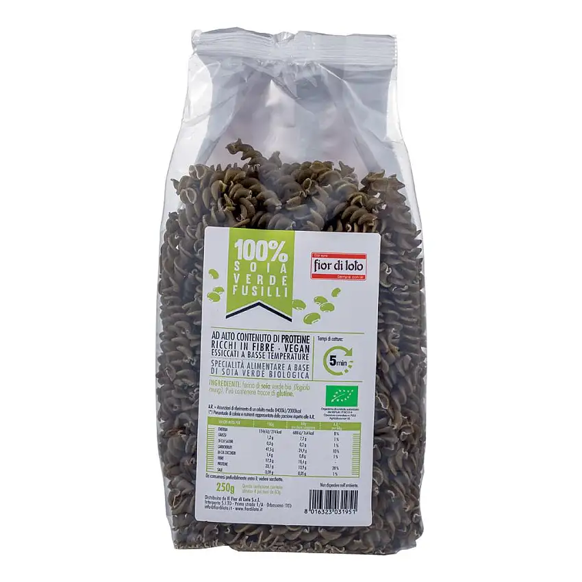FUSILLI DI SOIA VERDE BIO 250 G