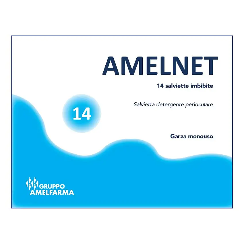 GARZE AMELNET MONOUSO 14 SALVIETTE