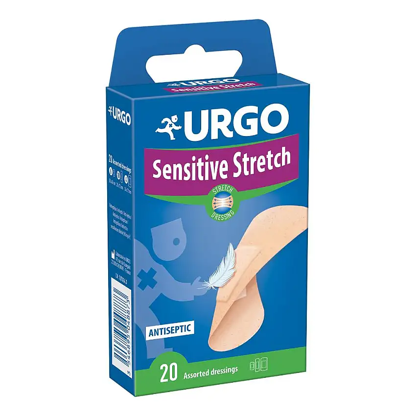 CEROTTO URGO SENSITIVE STRETCH 20 PEZZI ASSORTITI