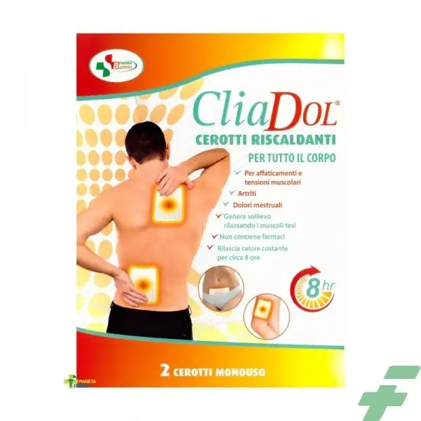CLIADOL FASCE AUTORISCALDANTI COLLO SPALLA POLSO 2 PEZZI