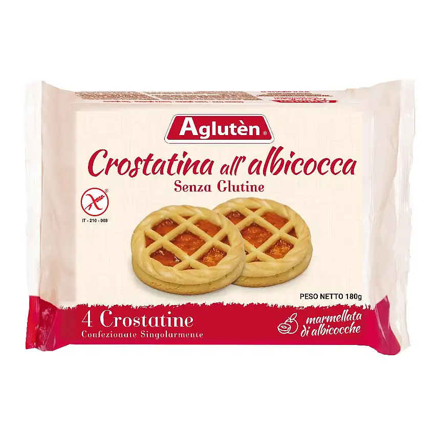 AGLUTEN CROSTATINA ALL'ALBICOCCA 180 G