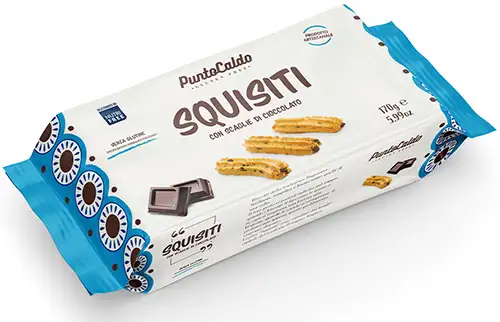SQUISITI CON SCAGLIE DI CIOCCOLATO SENZA GLUTINE 220 G