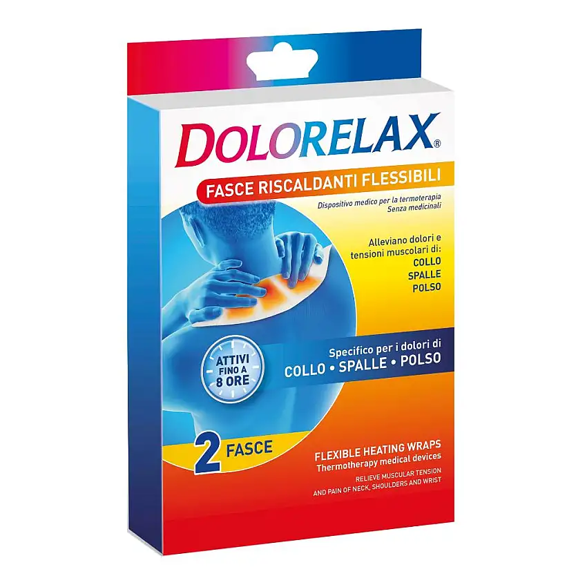 DOLORELAX FASCIA RISCALDANTE SAGOMATA 2 PEZZI