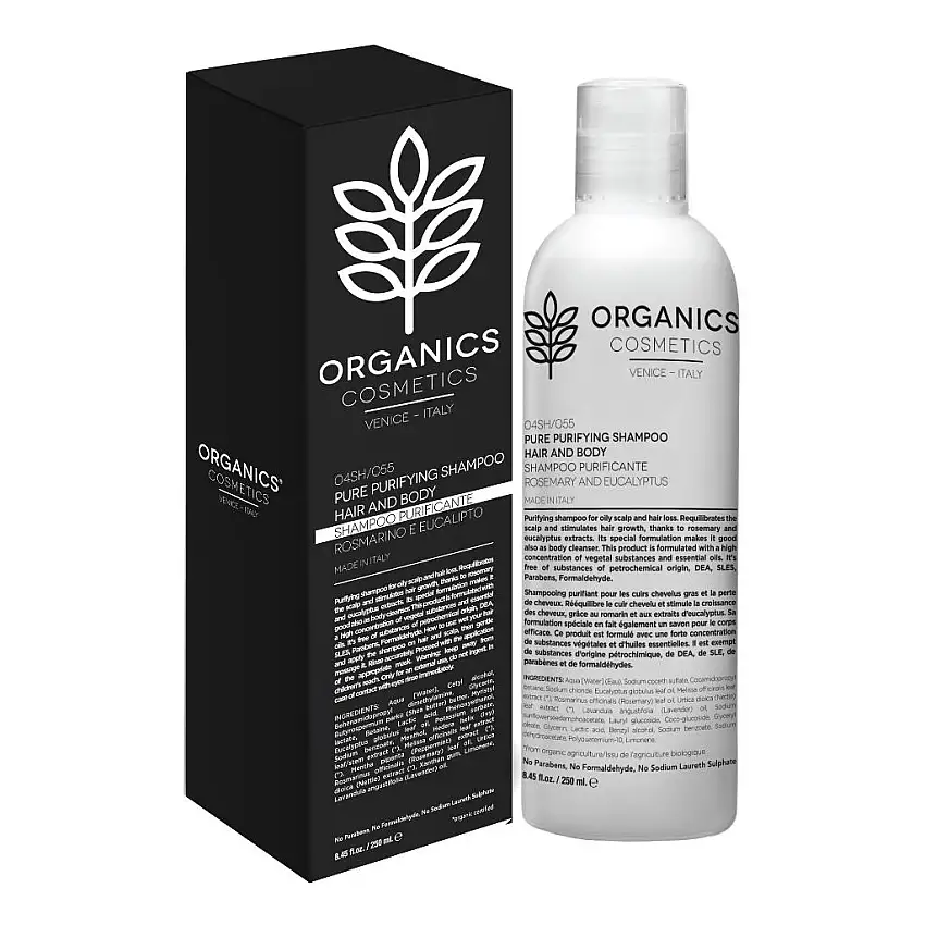 ORGANICS PHARM PURE PURIFYING SHAMPOO HAIR AND BODY 250 ML