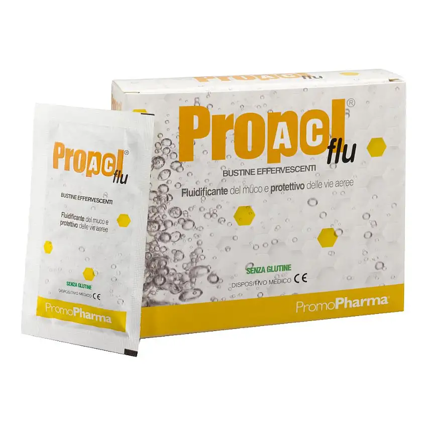 PROPOL AC FLU EFFERVESCENTE 10 BUSTINE