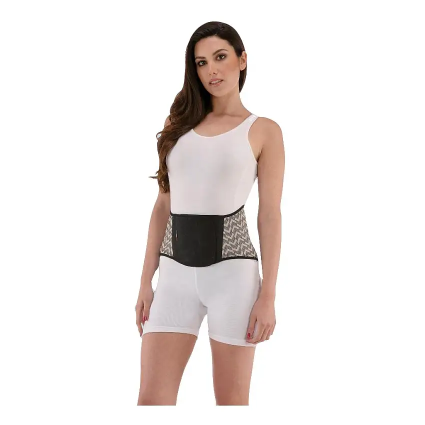 CORSETTO FEMMINILE GLAM NERO/NERO ALTEZZA 25 CM XL