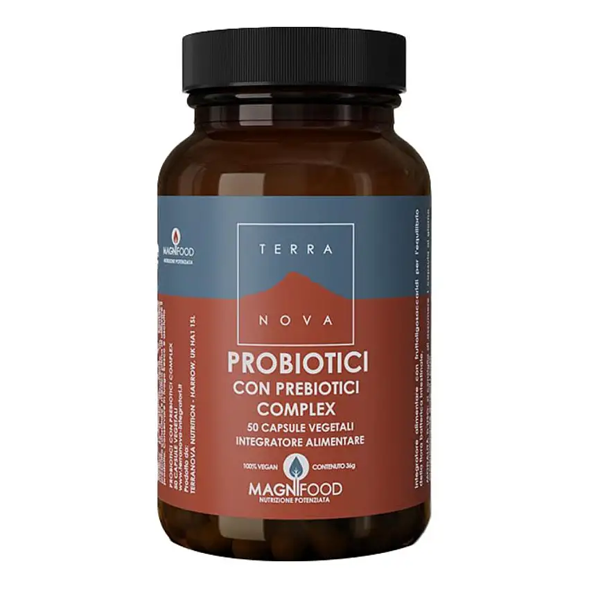 TERRANOVA PROBIOTICI CON PREBIOTICI COMPLEX 50 CAPSULE VEGETALI