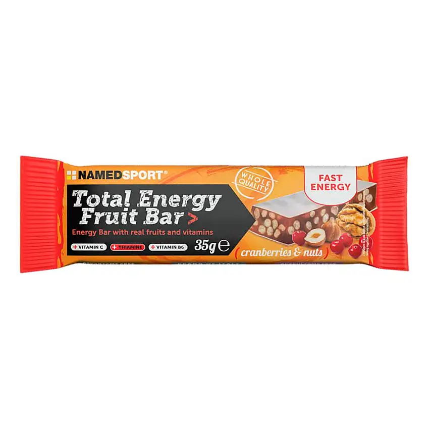 TOTAL ENERGY FRUIT BAR CRANBERRY & NUTS 35 G