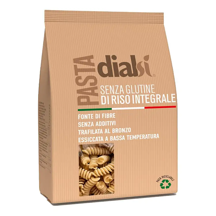 DIALSI' PASTA RISO INTEGR FUSILLI NUMERO 33 400 G