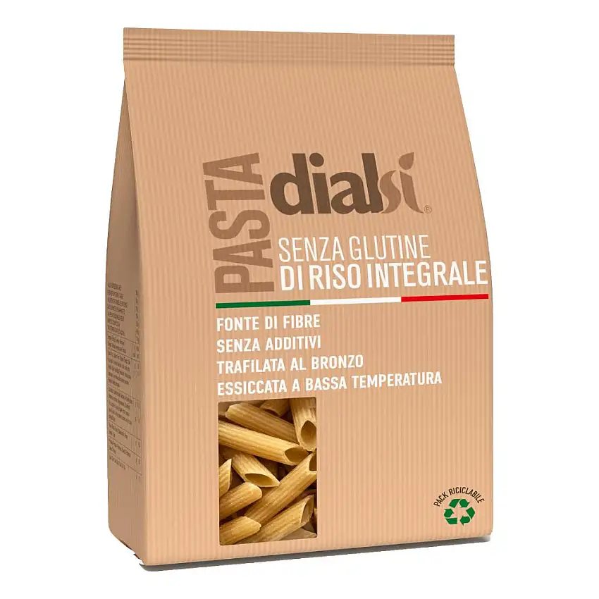 DIALSI' PASTA RISO INTEGRALE PENNE RIGATE NUMERO 34 400 G