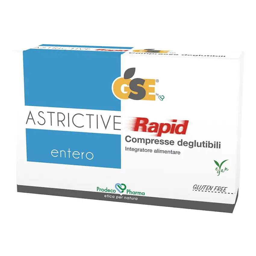 GSE ENTERO ASTRICTIVE RAPID 24 COMPRESSE DEGLUTIBILI