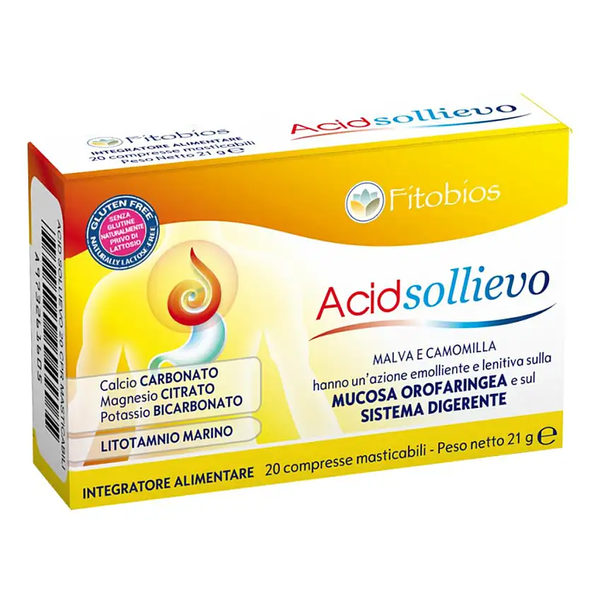 ACID SOLLIEVO 20 COMPRESSE