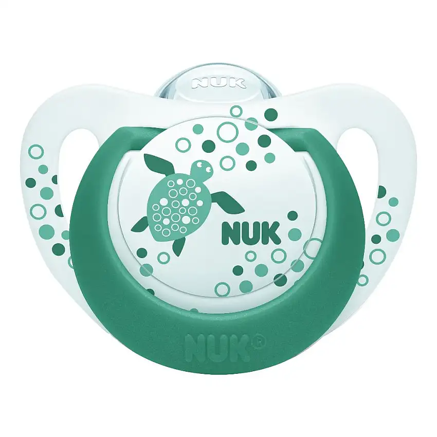 NUK SUCCHIETTO GENIUS COLOR SILICONE 0-6 MESI 2 PEZZI