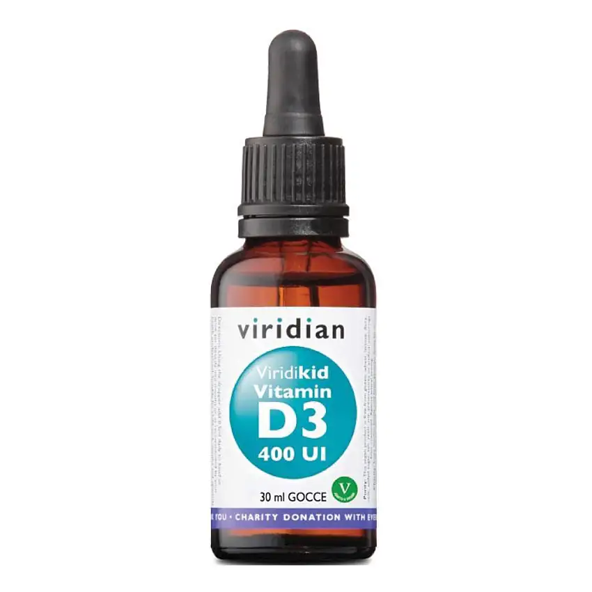VIRIDIAN VIRIDIKID VITAMIN D3 400UI GOCCE 30ML