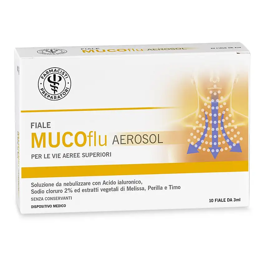 LFP AEROSOL LFP MUCOFLU SOLUZIONE IPERTONICA 10 FIALE MONODOSE DA 3 ML