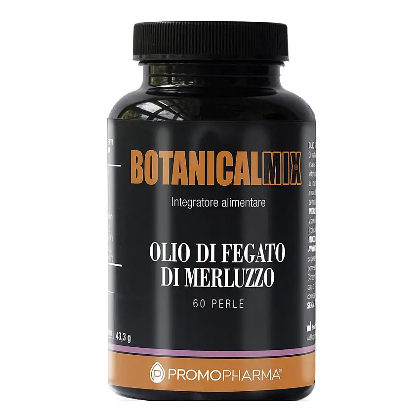 OLIO DI FEGATO DI MERLUZZO BOTANICAL MIX 60 PERLE