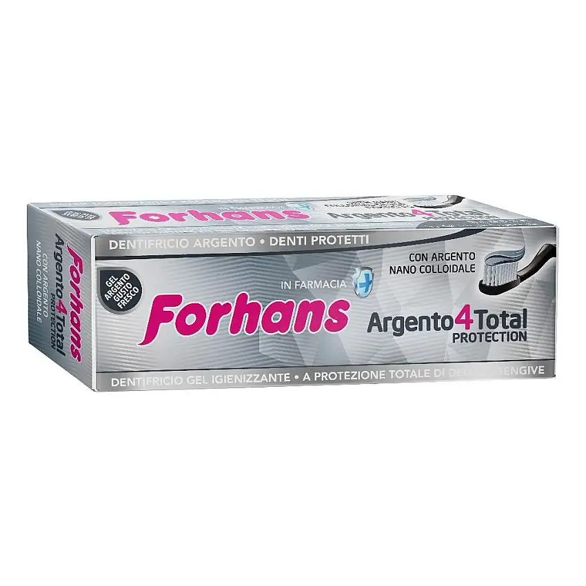 DENTIFRICIO SILVER 4 WHITE FORHANS 75 ML