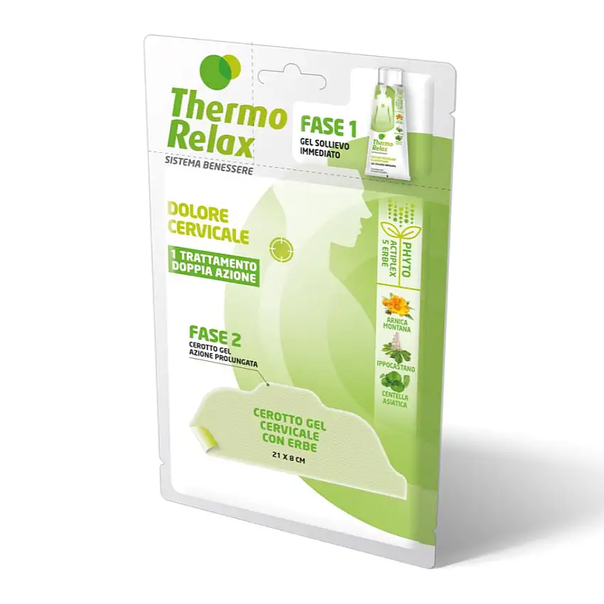 THERMORELAX PHYTO GEL DOLORE CERVICALE FASE 2 CEROTTO GEL CERVICALE CON ERBE 1 PEZZO