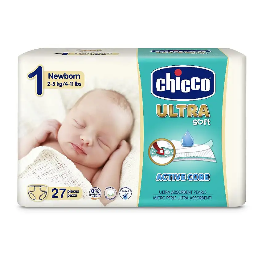 CHICCO PANNOLINO ULTRA CHICCHO NEWBORN 27 X 10