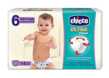 CHICCO PANNOLINO ULTRA XL 14 PEZZI