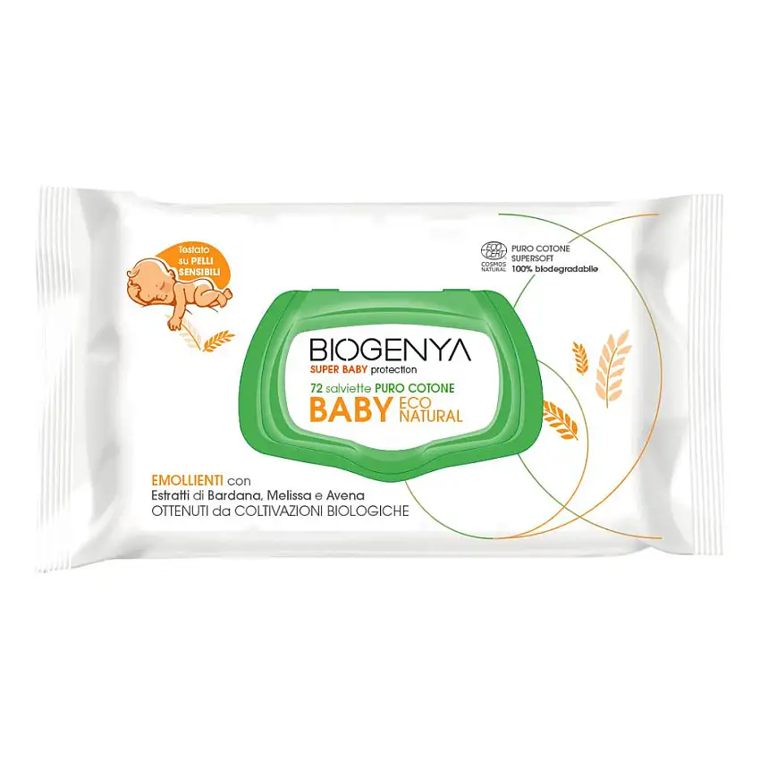 BIOGENYA ECO NATURAL BABY COTONE 72 PEZZI
