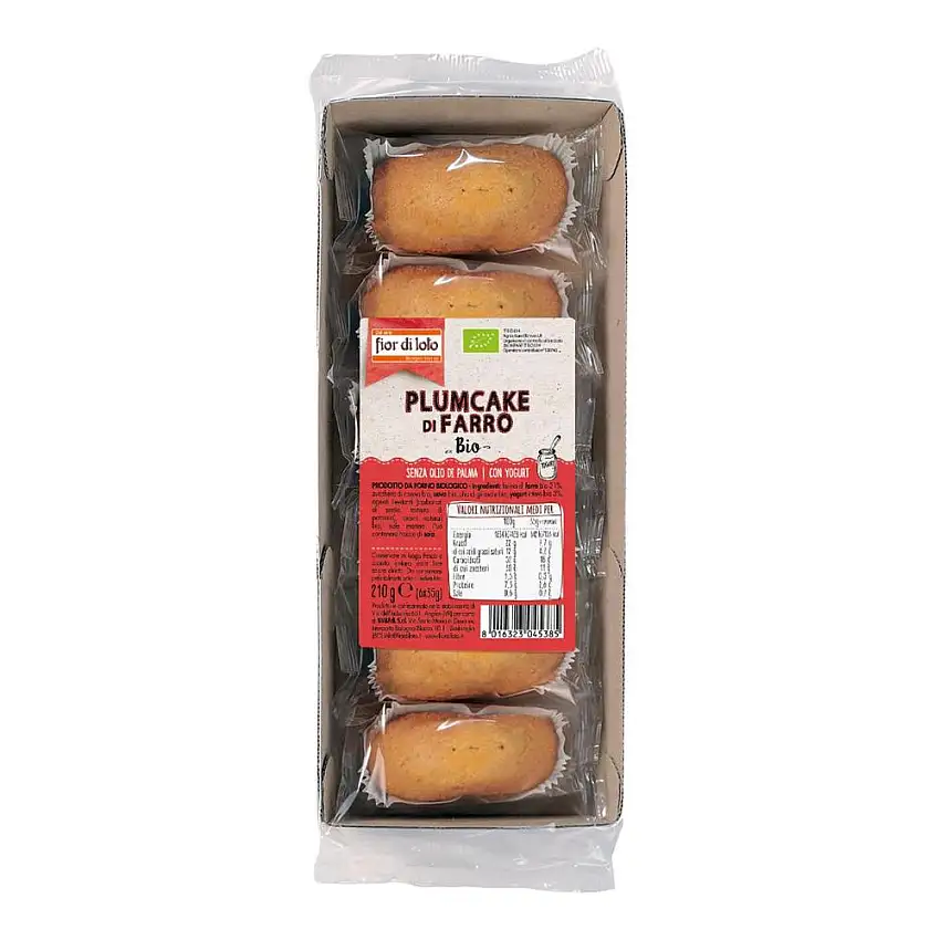 FIOR DI LOTO PLUMCAKE DI FARRO ALLO YOGURT 6 X 35 G
