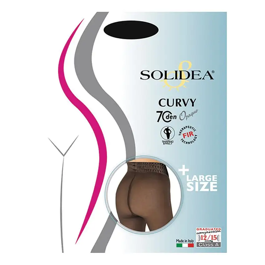 CURVY 70 OPAQUE COLLANT NERO 2M-XL