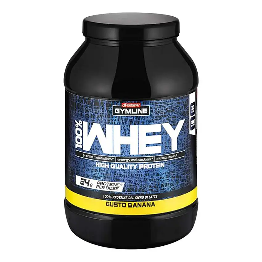 GYMLINE 100% WHEY CONCENTRATE BANANA 900 G
