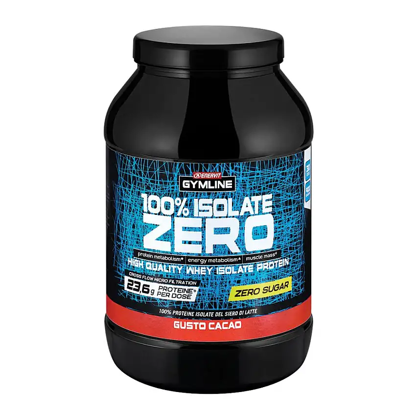GYMLINE 100% WHEY ISO ZERO CACAO 900 G