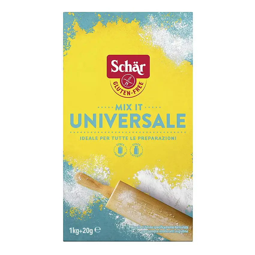 SCHAR MIX IT FARINA UNIVERSALE SENZA LATTOSIO 1 KG + 20 G
