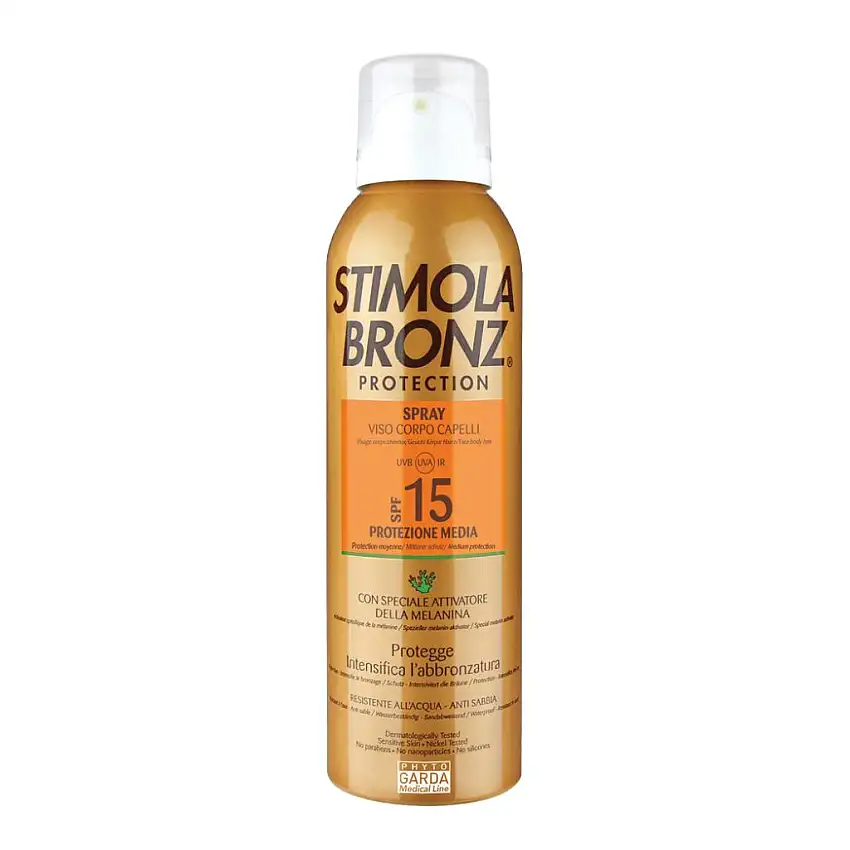 STIMOLABRONZ PROTECTION SPF15 SPRAY VISO CORPO E CAPELLI 150 ML