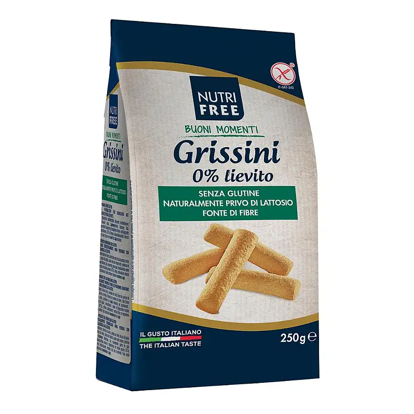 NUTRIFREE GRISSINI 0% LIEVITO 250 G