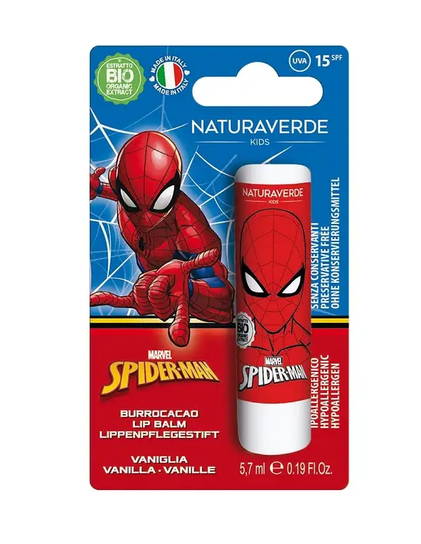 SPIDERMAN BURROCACAO VANIGLIA 5,7 ML