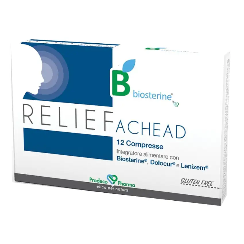 BIOSTERINE RELIEF ACHEAD 12 COMPRESSE
