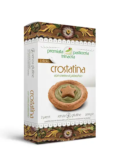 CROSTATINA CON CREMA AL PISTACCHIO 100 G