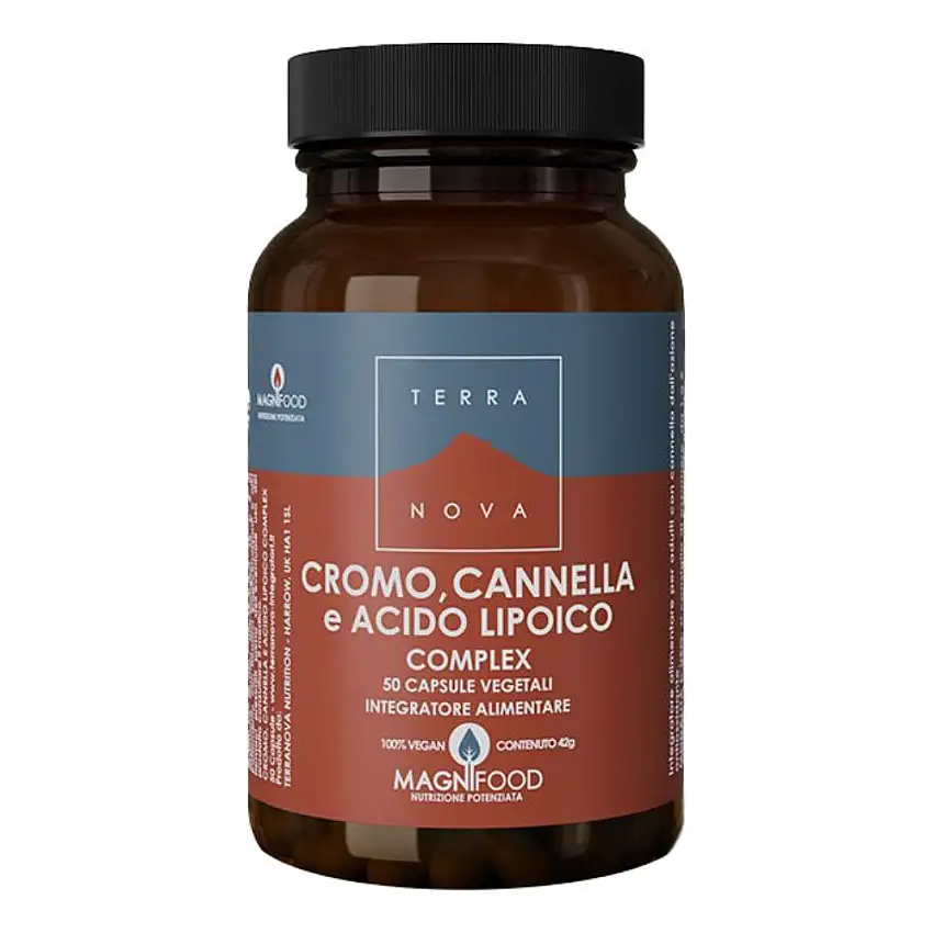 TERRANOVA CROMO/CANNELLA/ACIDO LIPOICO COMPLEX 50 CAPSULE