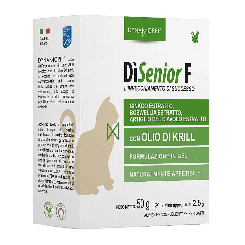 DISENIOR F PER GATTI 20 BUSTINE APPETIBILI DA 2,5 G