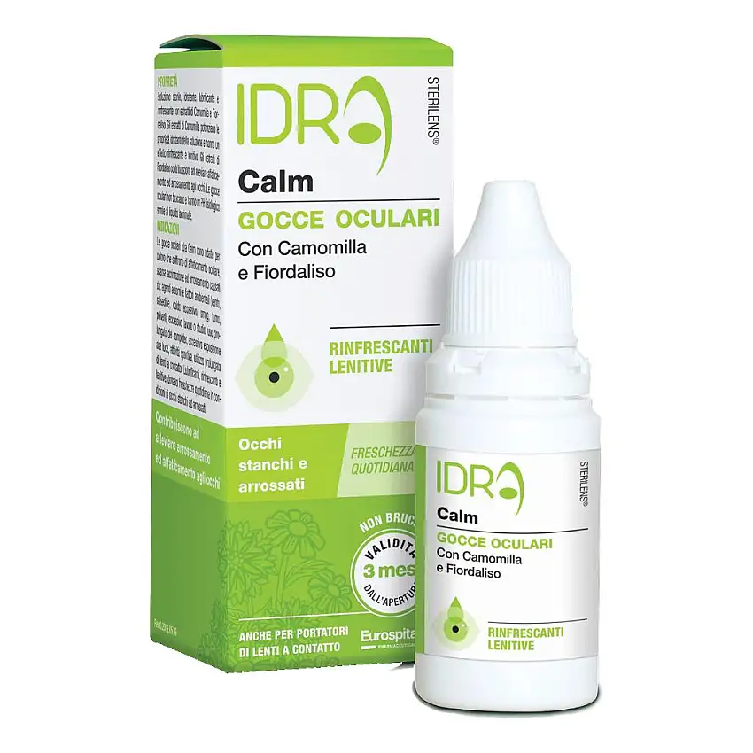 GOCCE OCULARI RINFRESCANTI STERILENS IDRA CALM CAMOMILLA E FIORDALISO 10 ML