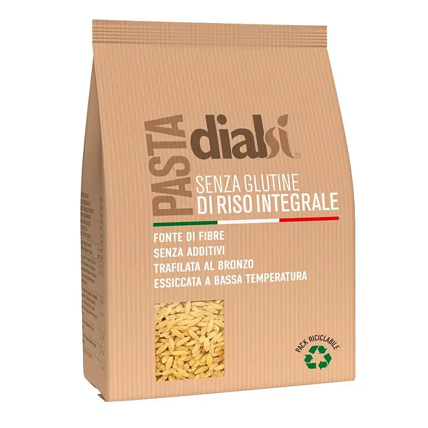 DIALSI' PASTA RISO GREZZO INTEGRALE RISONI 45 400 G