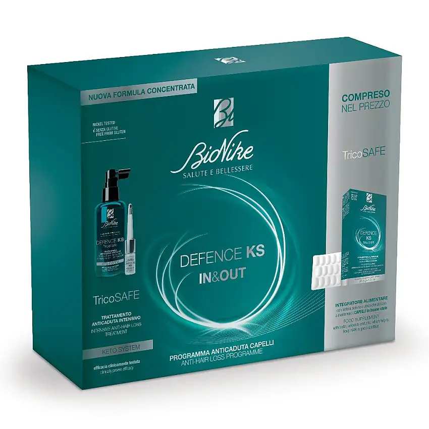 DEFENCE KS BIPACK TRATTAMENTO ANTICADUTA + INTEGRATORE 30 COMPRESSE