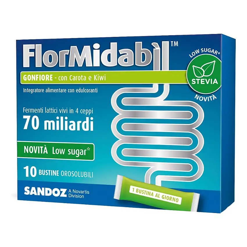 FLORMIDABIL GONFIORE 10 BUSTINE CON STEVIA