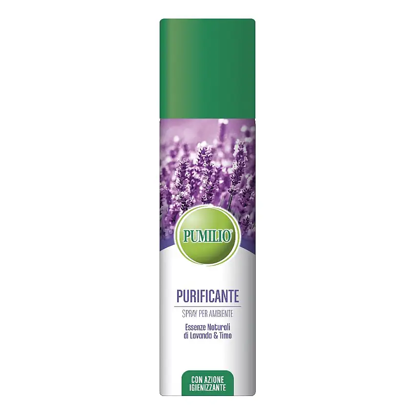 PUMILIO PURIFICANTE SPRAY PER AMBIENTE ESSENZE NATURALI DI LAVANDA E TIMO CON AZIONE IGIENIZZANTE 200 ML