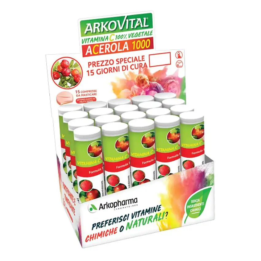ARKOVITAL ACEROLA 1000 15 COMPRESSE