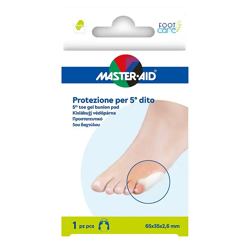 PROTEZIONE IN GEL MASTER-AID FOOTCARE 5 DITO 1 PEZZO C15