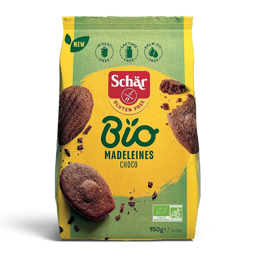 SCHAR BIO MADELEINES CHOCO 5 MONOPORZIONI DA 30 G
