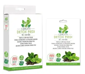 CEROTTI DETOX PIEDI TE' VERDE 10 PEZZI